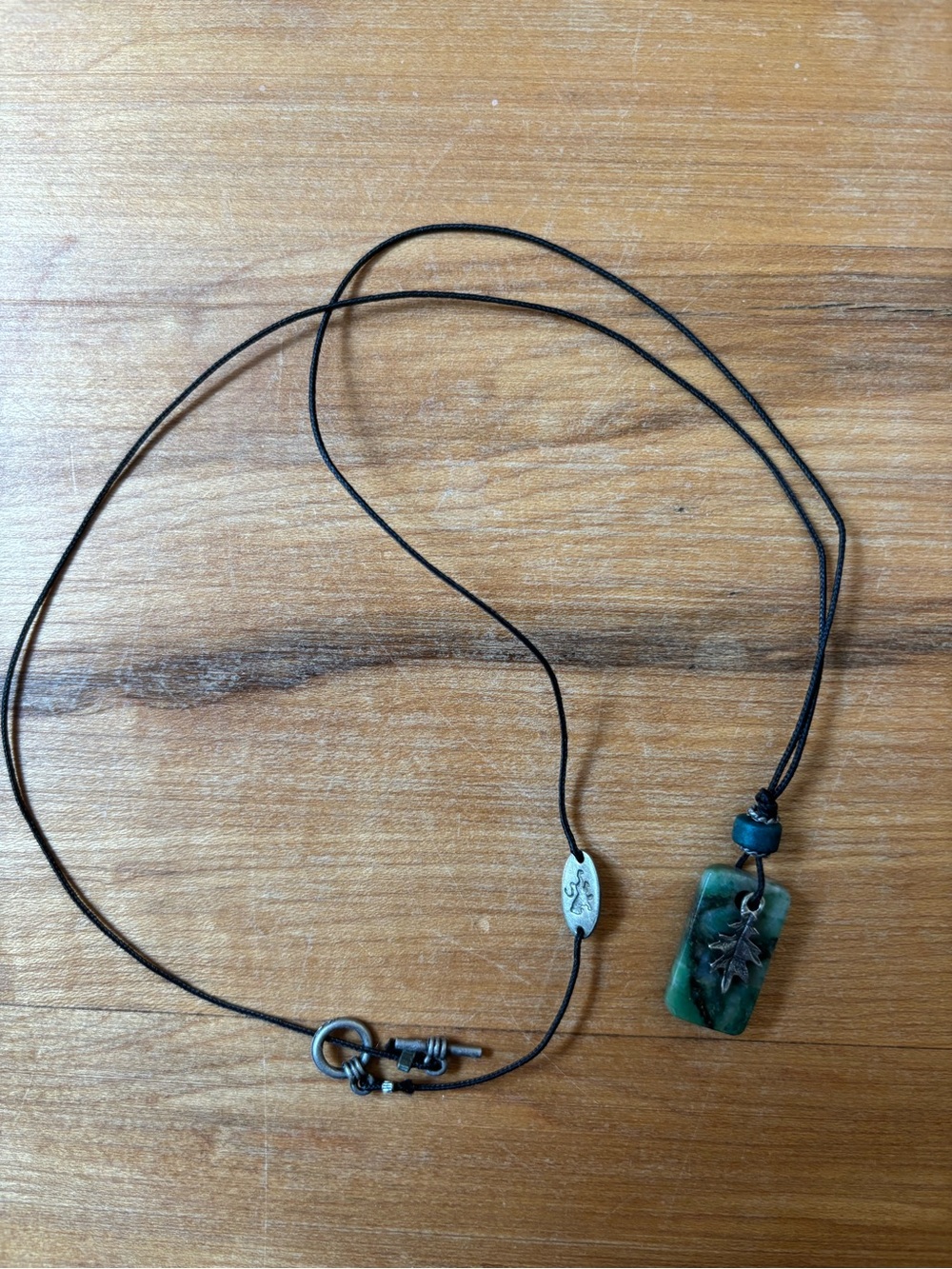 Danforth Pewter Oak Leaf Necklace